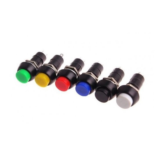 PBS-11A Green Momentary Push Button 12mm - (AD52139)