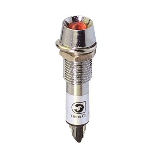XD8-1 Yellow LED 8mm Metal Indicator Light 110-220V - (AD73680)