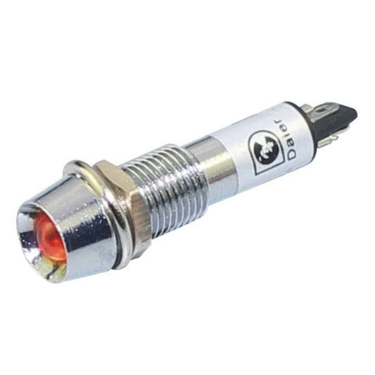 XD8-1 Yellow LED 8mm Metal Indicator Light 110-220V - (AD73680)