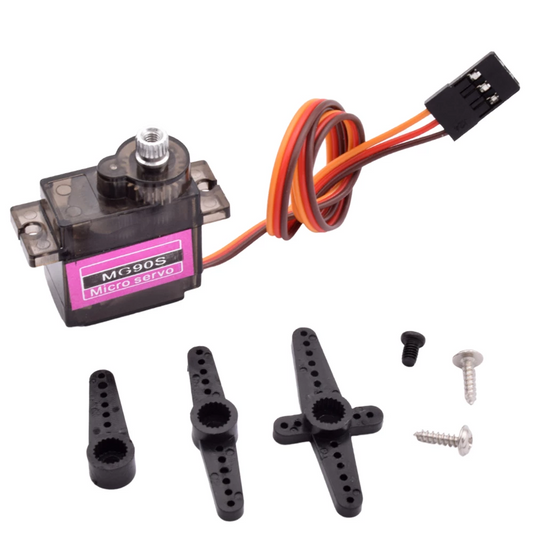 MG90S (360º) Micro Servo - High Torque Metal Gear - (AD78110)