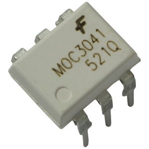 MOC3041 Zero-Crossing TRIAC Optocoupler 400VAC @ 1A - (AD2482)