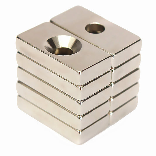 30x20x5mm Neodymium Magnet with Hole - (AD20639)