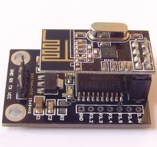 STC15F204 NRF24L01 Interface Wireless Driver Board - (AD17713)
