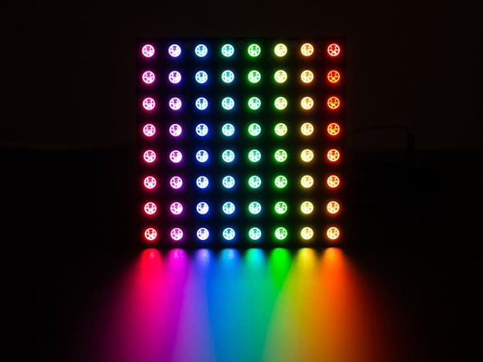 NeoPixel NeoMatrix 8x8 - 64 RGB LED Pixel Matrix - (AD23361)