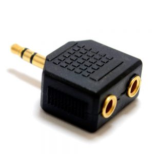 P-251 3.5mm Stereo Male to Dual 3.5mm Stereo Female Adapter - (AD11096)