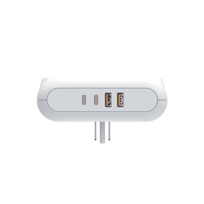 PW5086WT Powerpod Swivel Wall Tap W/ USB Ports - (AD60450)