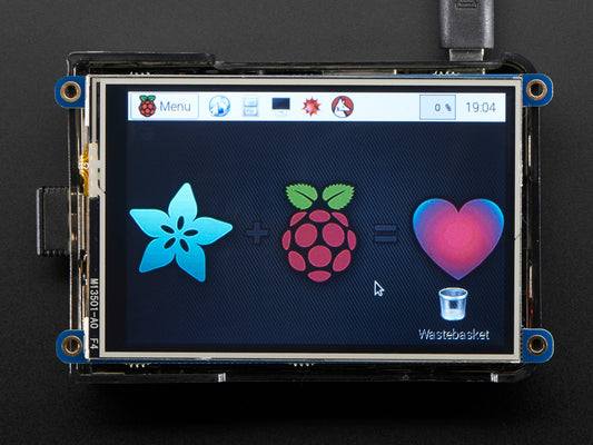 PiTFT Plus 480x320 3.5" TFT+Touchscreen for Raspberry Pi - (AD5883)