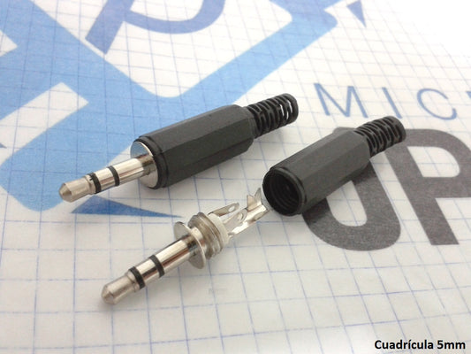 P-105A 3.5mm Stereo Plastic Plug - (AD3352)