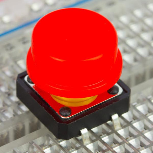 Red Tactile Switch Cap - (AD26593)