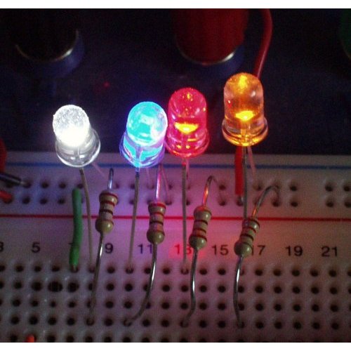 5mm High Brightness Red LED - (AD199)
