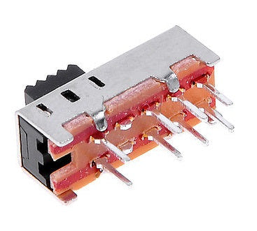 SS-23E02 Slide Switch 2P3T Through Hole - 3mm 0.3A 50VDC - (AD17094)