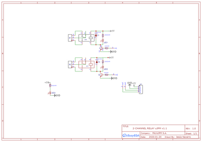 2-Channel 5V Relay Module uJPM v1.1 - (AD53443)