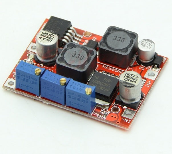 LM2577S - LM2596S Buck-Boost DC-DC Adjustable Step Up-Down Converter v1 - (AD16967)