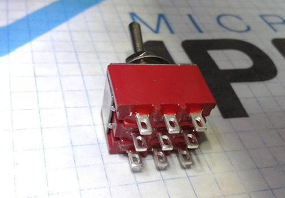 3PDT Mini Toggle Switch ON-ON - (AD5232)