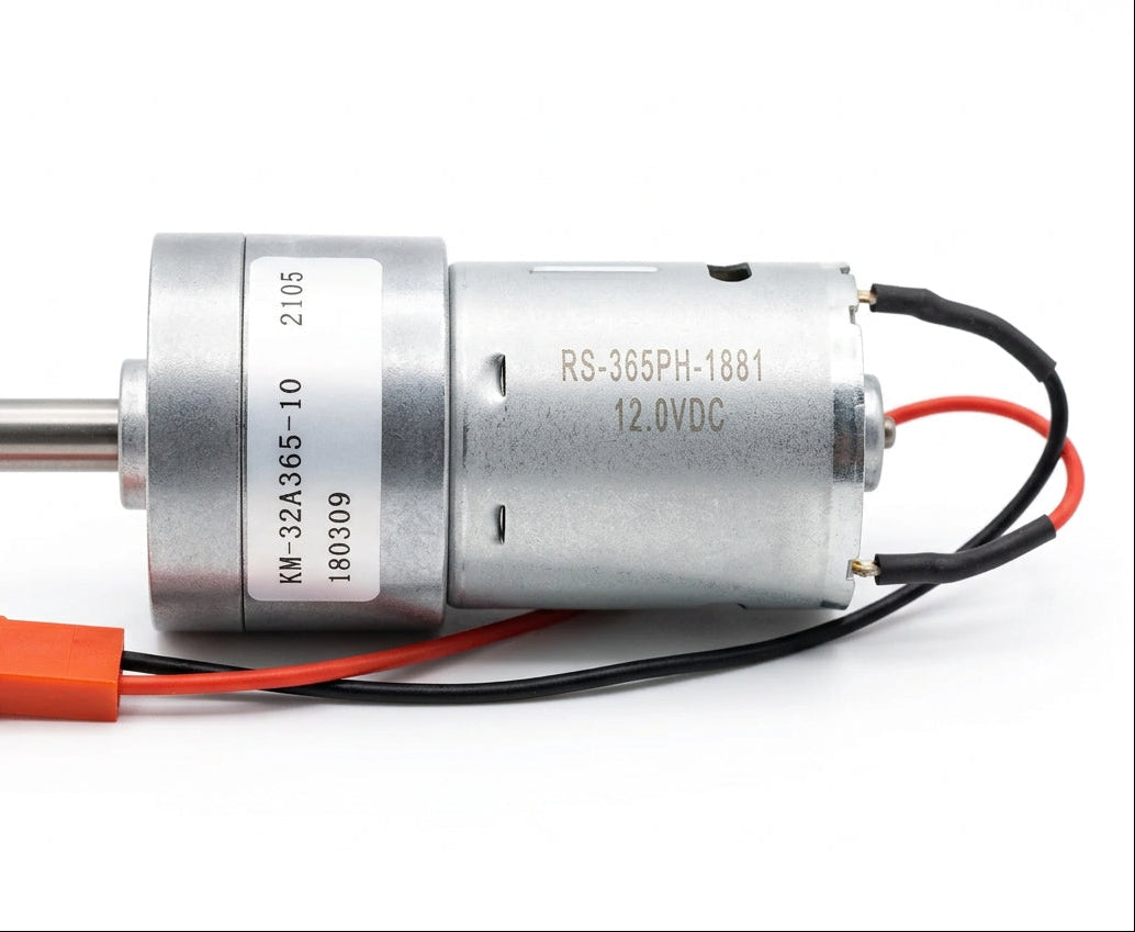 KM-32A365-105-12105 12VDC 105RPM Metal Gear Motor (32mm Shaft) - (AD83344)