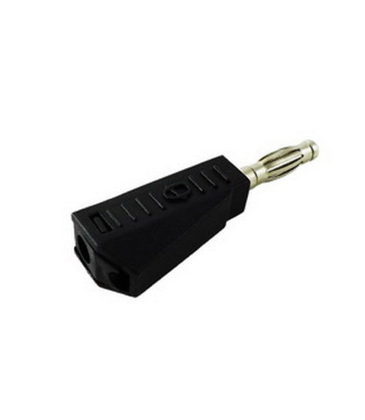 4mm Stackable Type Banana Plug Black - (AD52153)