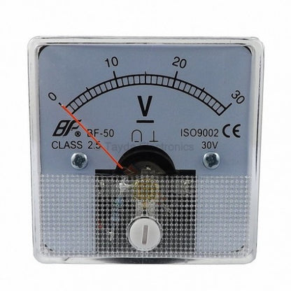 Analog Voltmeter 30 VDC - (AD13583)
