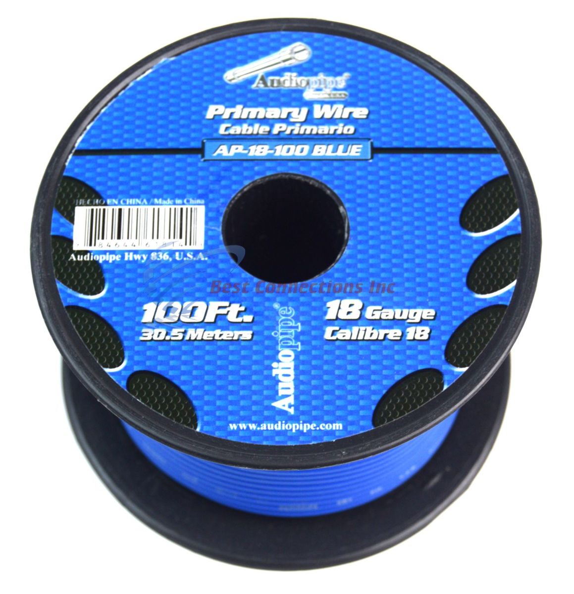 AP-18-100BL Cable Automotriz 18 AWG Azul [ROLLO 30 METROS] - (AD22605)