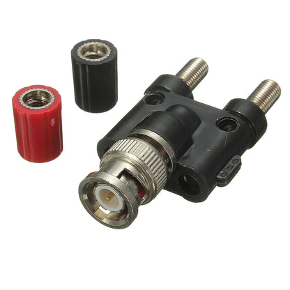 BNC Male Plug to Dual 4mm Banana Jack - (AD15368)