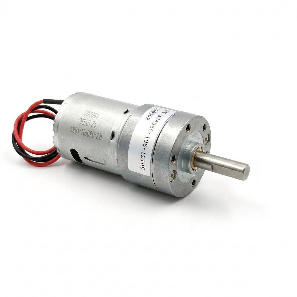 KM-32A365-105-12105 12VDC 105RPM Metal Gear Motor (19mm Shaft) - (AD52998)