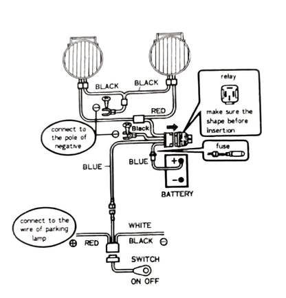 WK-003 Sirius Switch Kit (Switch + Wiring + Relay) - (AD10668)