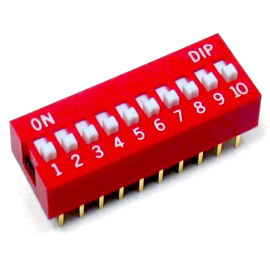 10-Bit Slide Type DIP Switch - (AD1294)