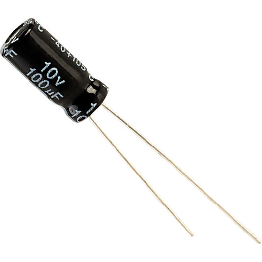 100uF @ 10V Capacitor Electrolítico - (AD26085)
