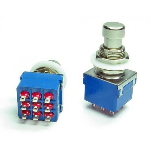 PBS24302 (Momentary) 3PDT Stomp Foot Pedal Switch - (AD31299)