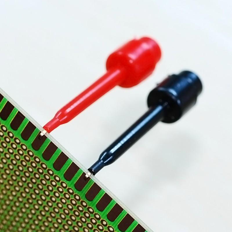 Black Round Single Hook Clip Test Probe - (AD12555)