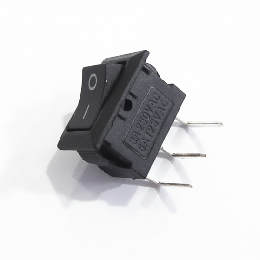 KCD11 Black Rocker Switch 3-Pin 2-Position - (AD37351)