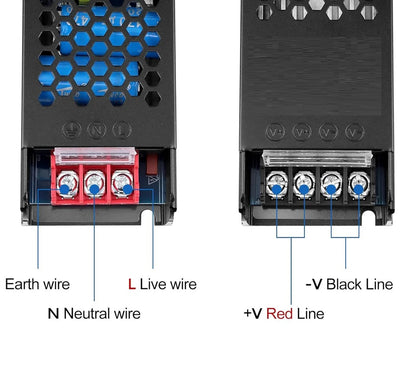 DC-24V-300W LED Switch Power Supply 24VDC @ 12.5A - (AD85381)