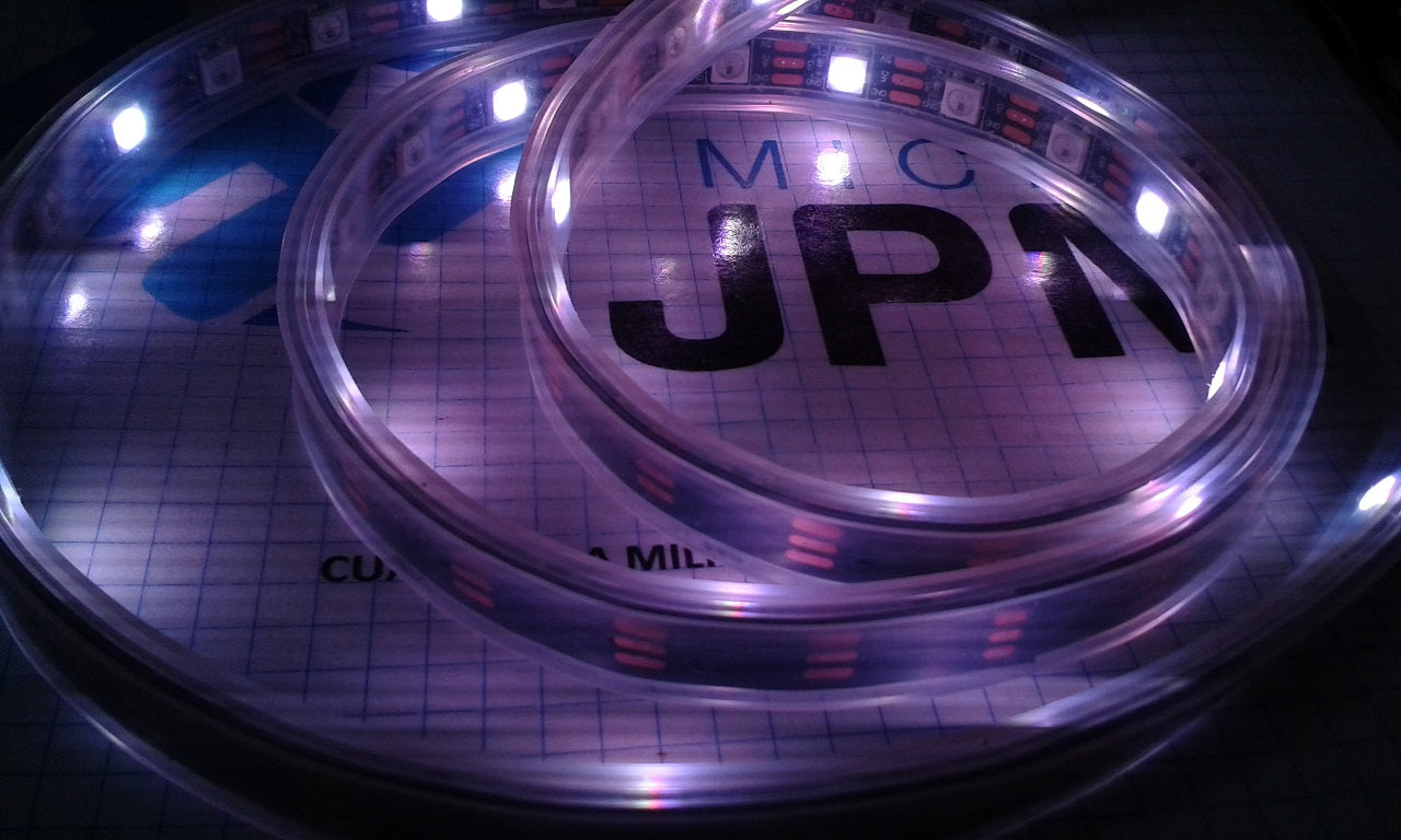 Waterproof NeoPixel Digital RGB LED Strip - White 60 LEDs [1 Meter] - (AD2203)