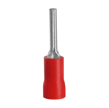 T-158-25 Red Solid Pin Crimp Terminal (22-16 AWG) - (AD85416)
