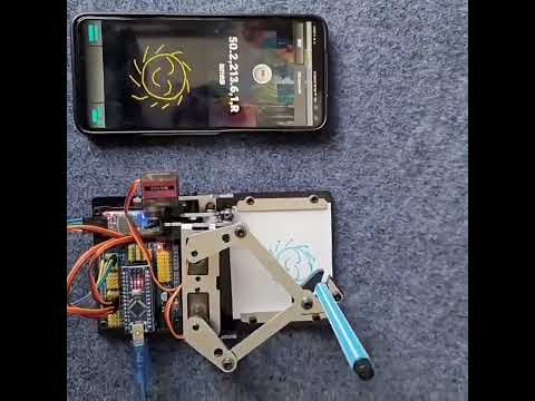 XY Plotter Robot Arm with MG90 For Arduino NANO (DIY Kit) - (AD50890)