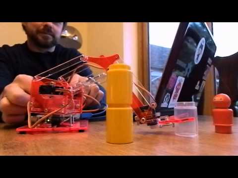 Acrylic Robot Mechanical Arm Bracket - (AD34736)