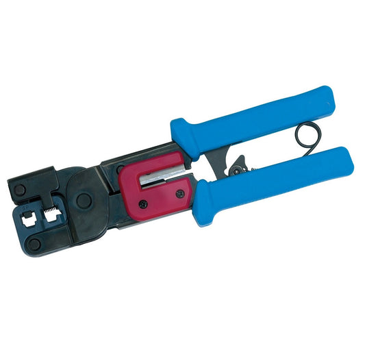 TEL-6001 Alicate Metalico Prensa Modular RJ-45 RJ-11 RJ-12 - (AD9914)