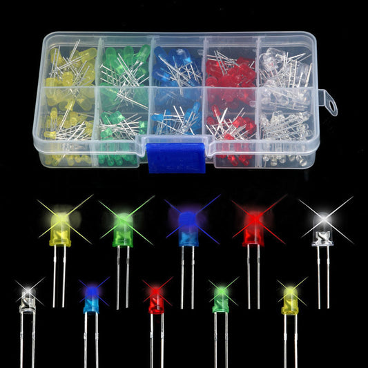Kit LED's 3mm - 5mm (300 PCS) - (AD1136)