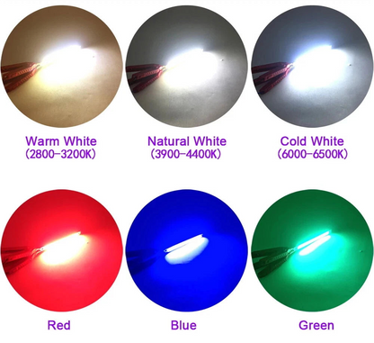 Cool White LED COB Light Strip 12VDC @ 10W - (AD13516)