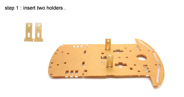 Starter Robot Car Kit 01 uJPM [Acrylic] - (AD9897)