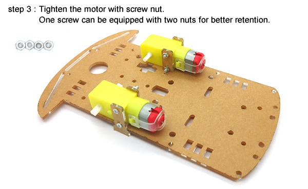 Starter Robot Car Kit 01 uJPM [Acrylic] - (AD9897)