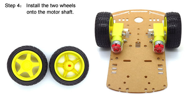 Starter Robot Car Kit 01 uJPM [Acrylic] - (AD9897)