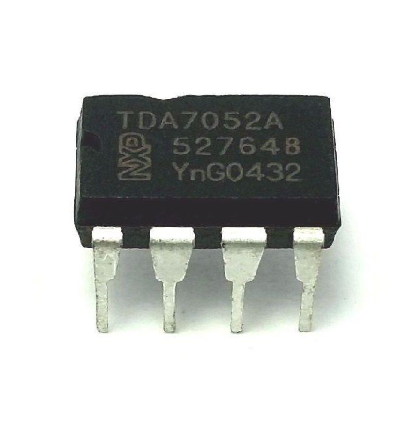 TDA7052A 1W BTL Mono Audio Amplifier with DC Volume Control - (AD25562)