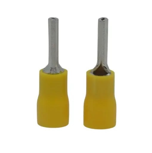 T-183-25 Yellow Solid Pin Crimp Terminal (12-10 AWG) - (AD85393)
